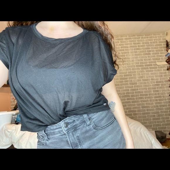 Black Mesh Top - Picture 1 of 1